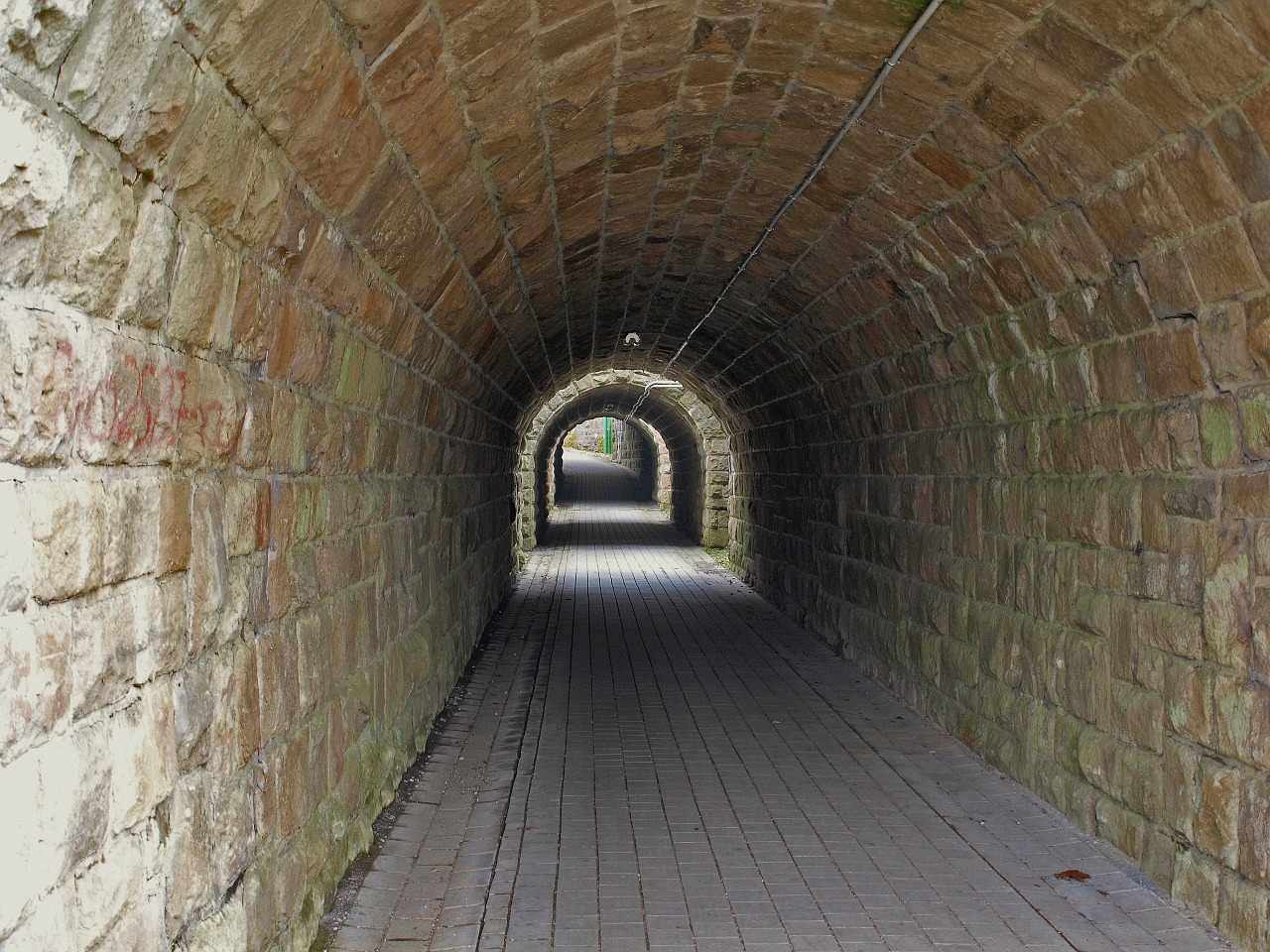 tunnel away passage free photo