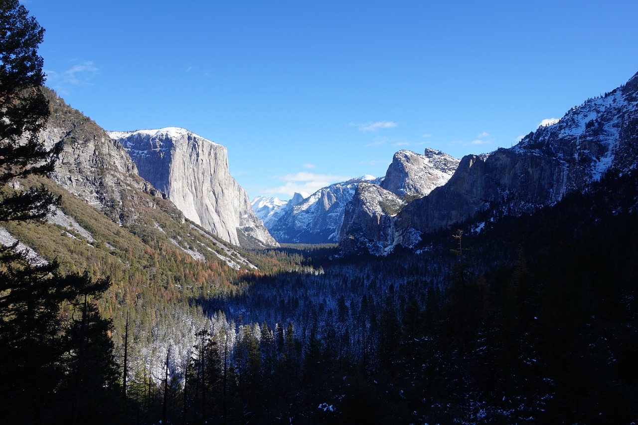 tunnel view yosemite national park free photo