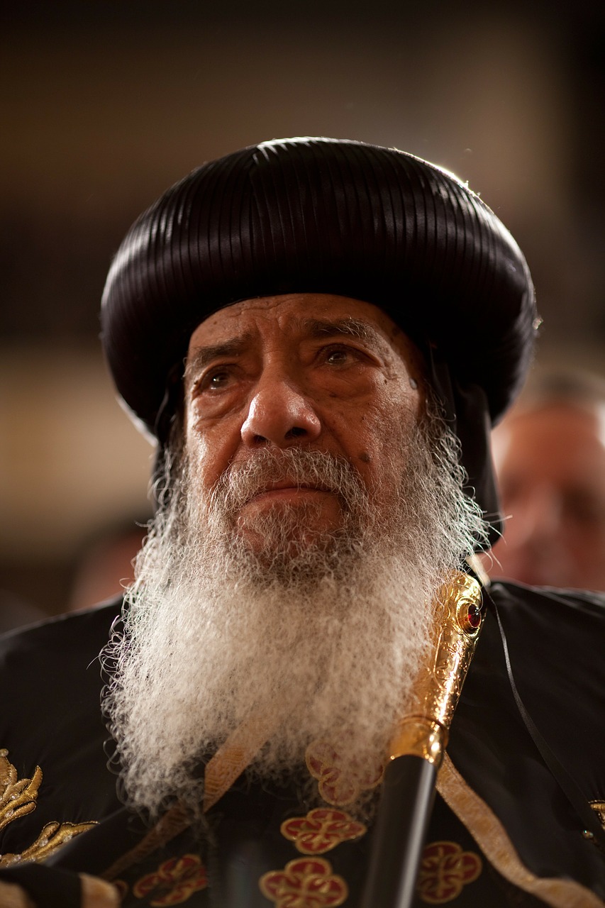 turban shenuda iii patriarch free photo