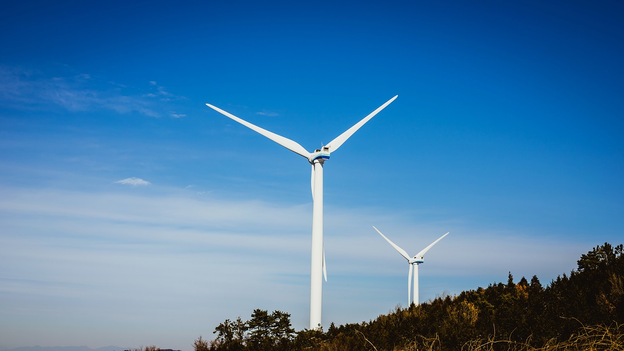 turbine  winter  nature free photo