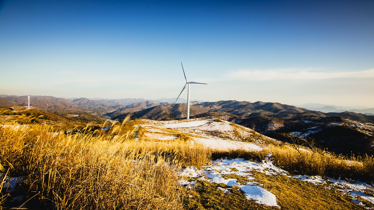 turbine  winter  nature free photo