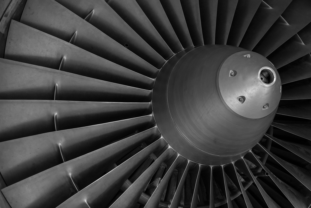 turbine aircraft motor free photo