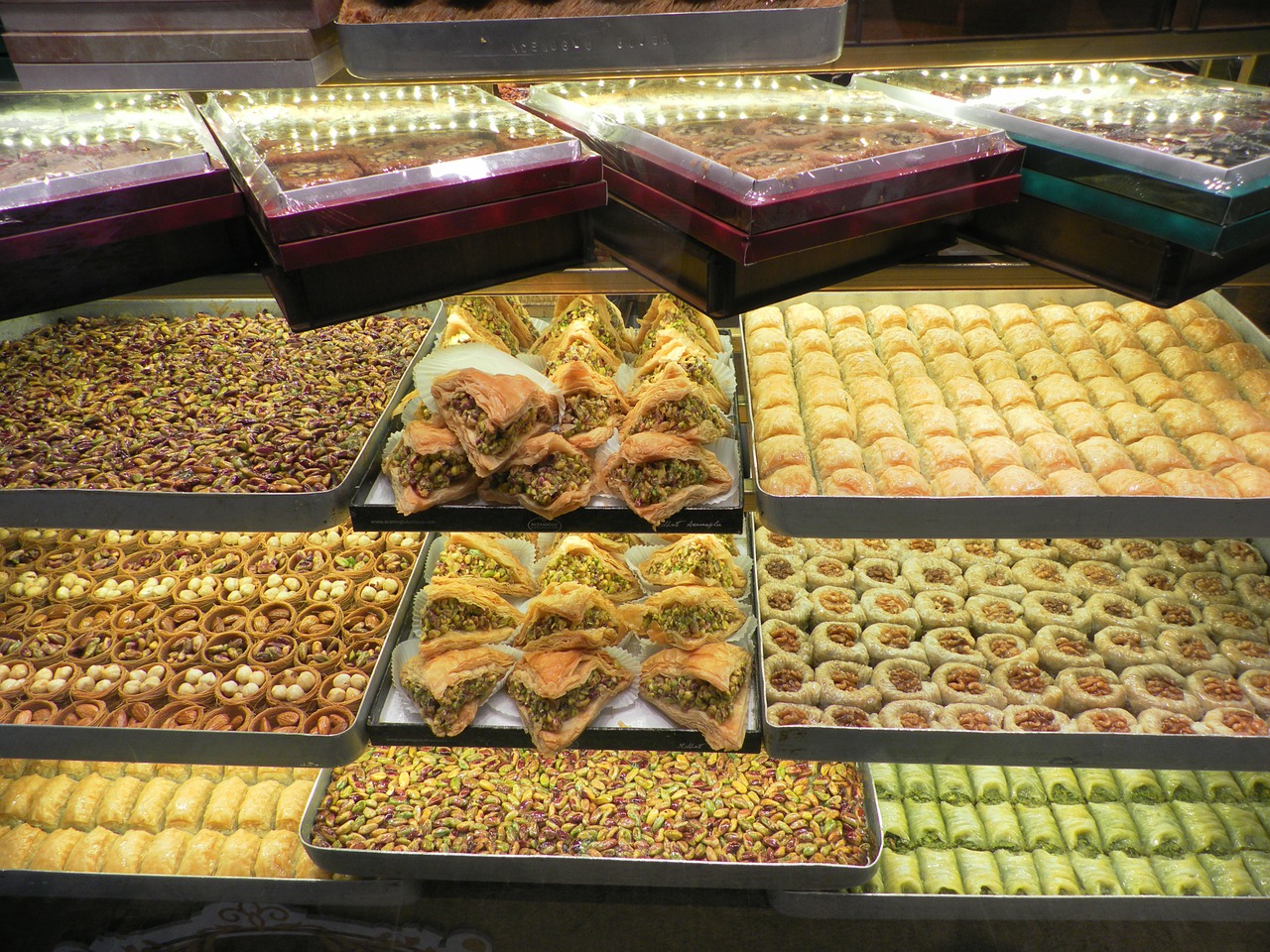turkey grand bazaar turkish sweets free photo