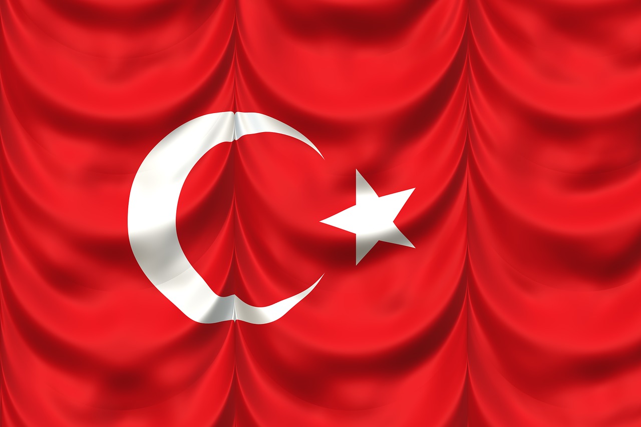 turkey flag curtain free photo