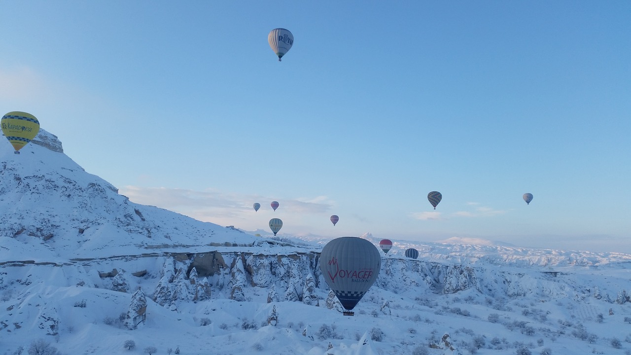 turkey cappadocia hotair balloon flight free photo