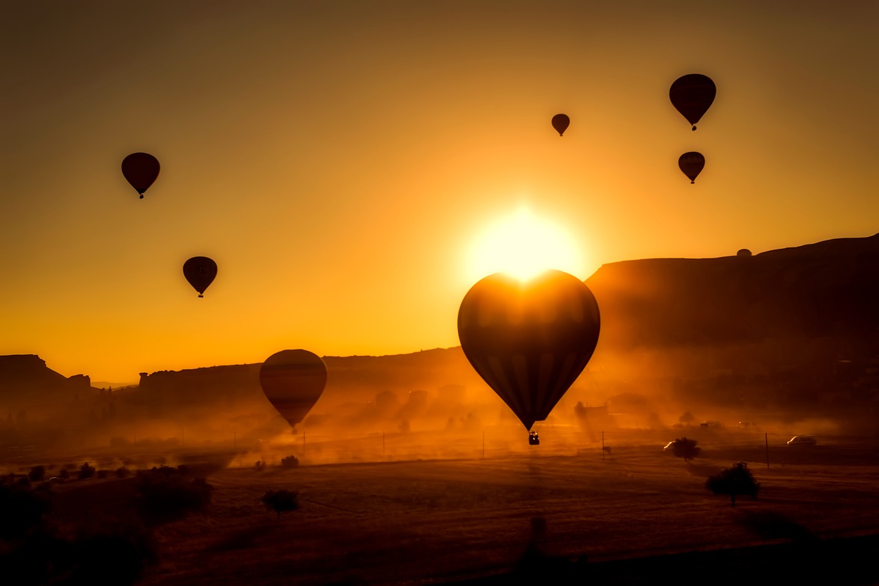 turkey mountains sunrise free photo