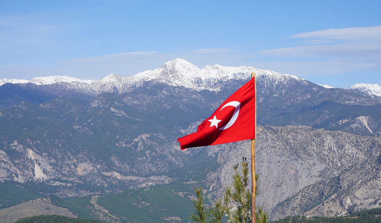 turkey  turkish  flag free photo