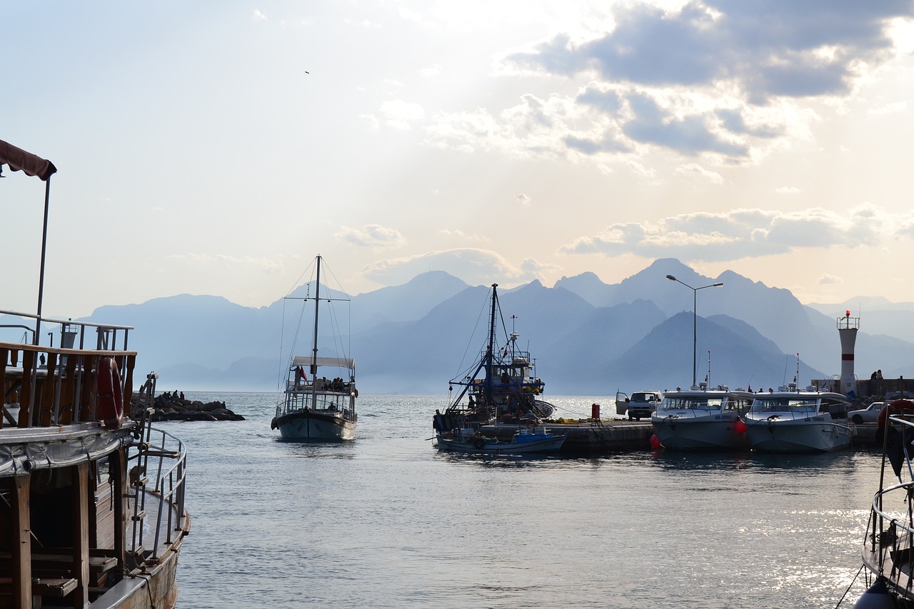 turkey  antalya  old port free photo