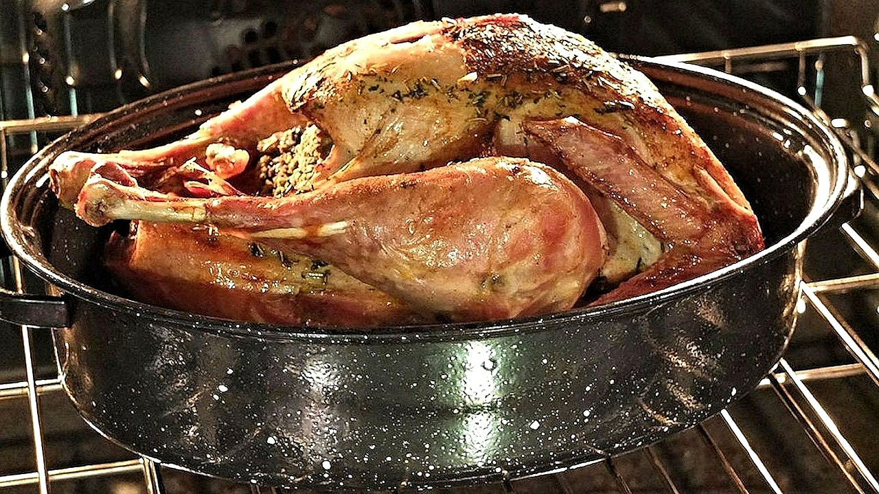 turkey oven roasted free photo