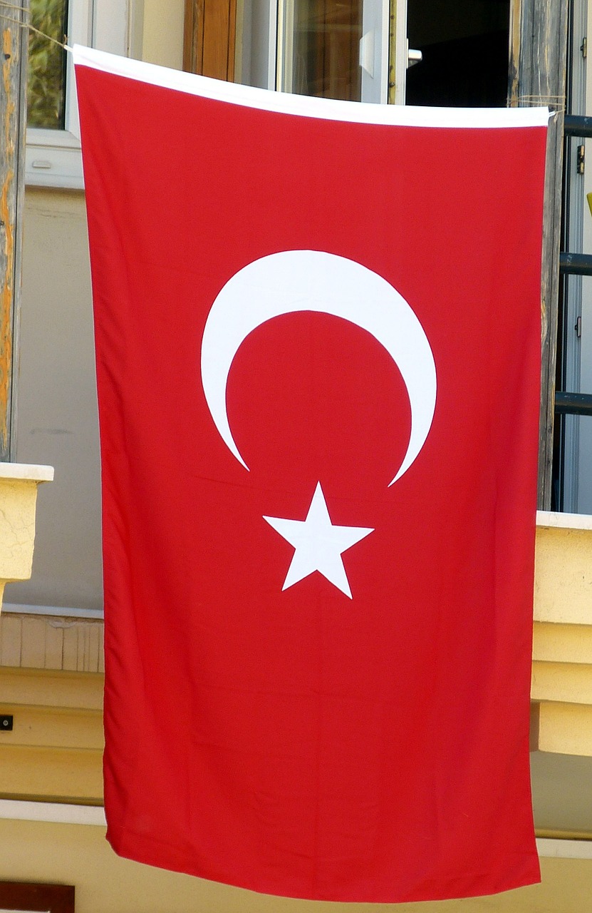 turkey flag turkish free photo
