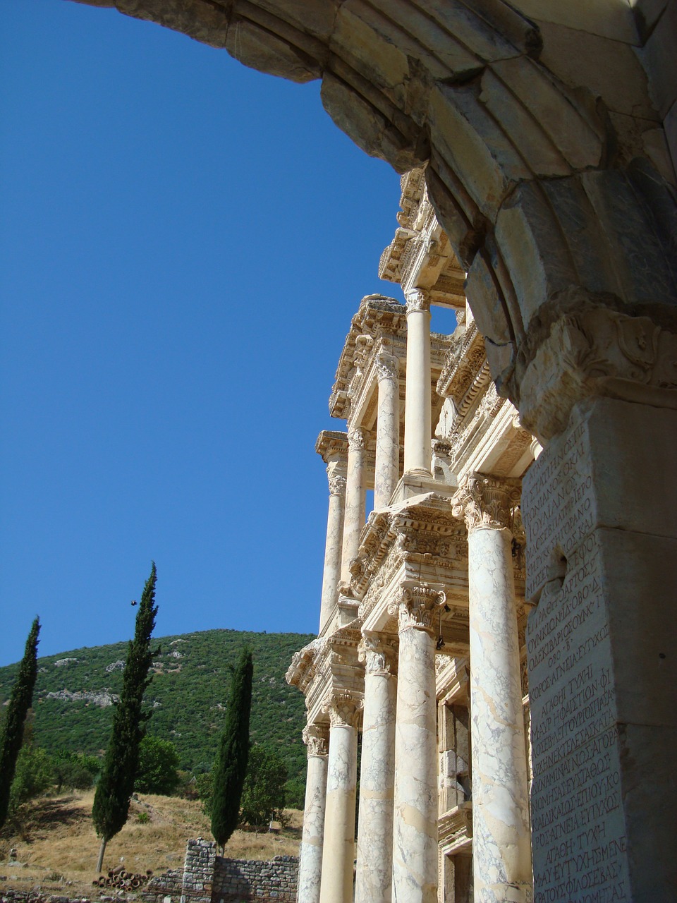 turkey ephesus library free photo