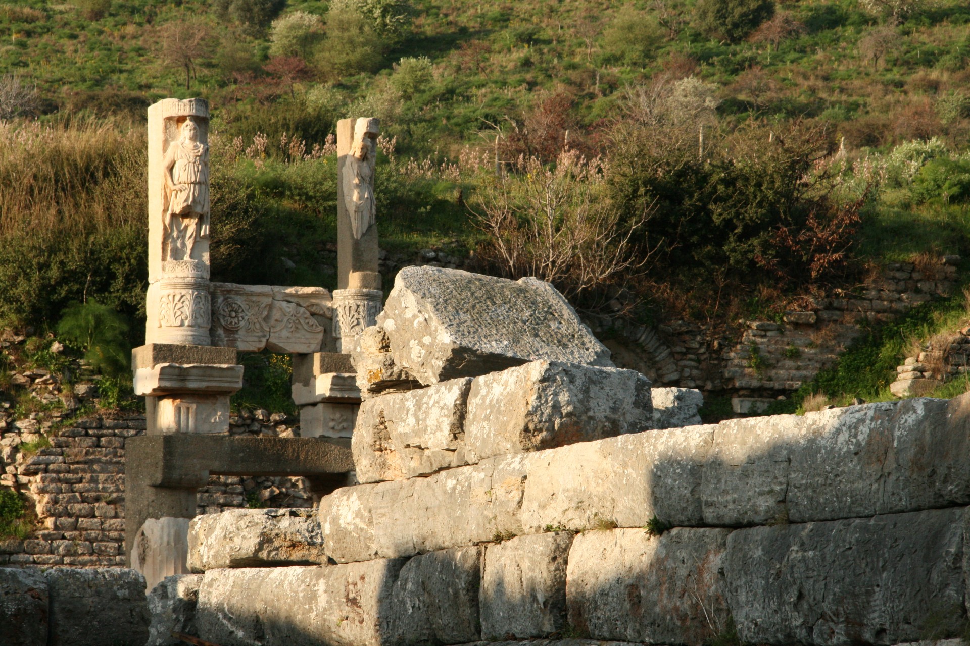 turkey ephesus ruins free photo