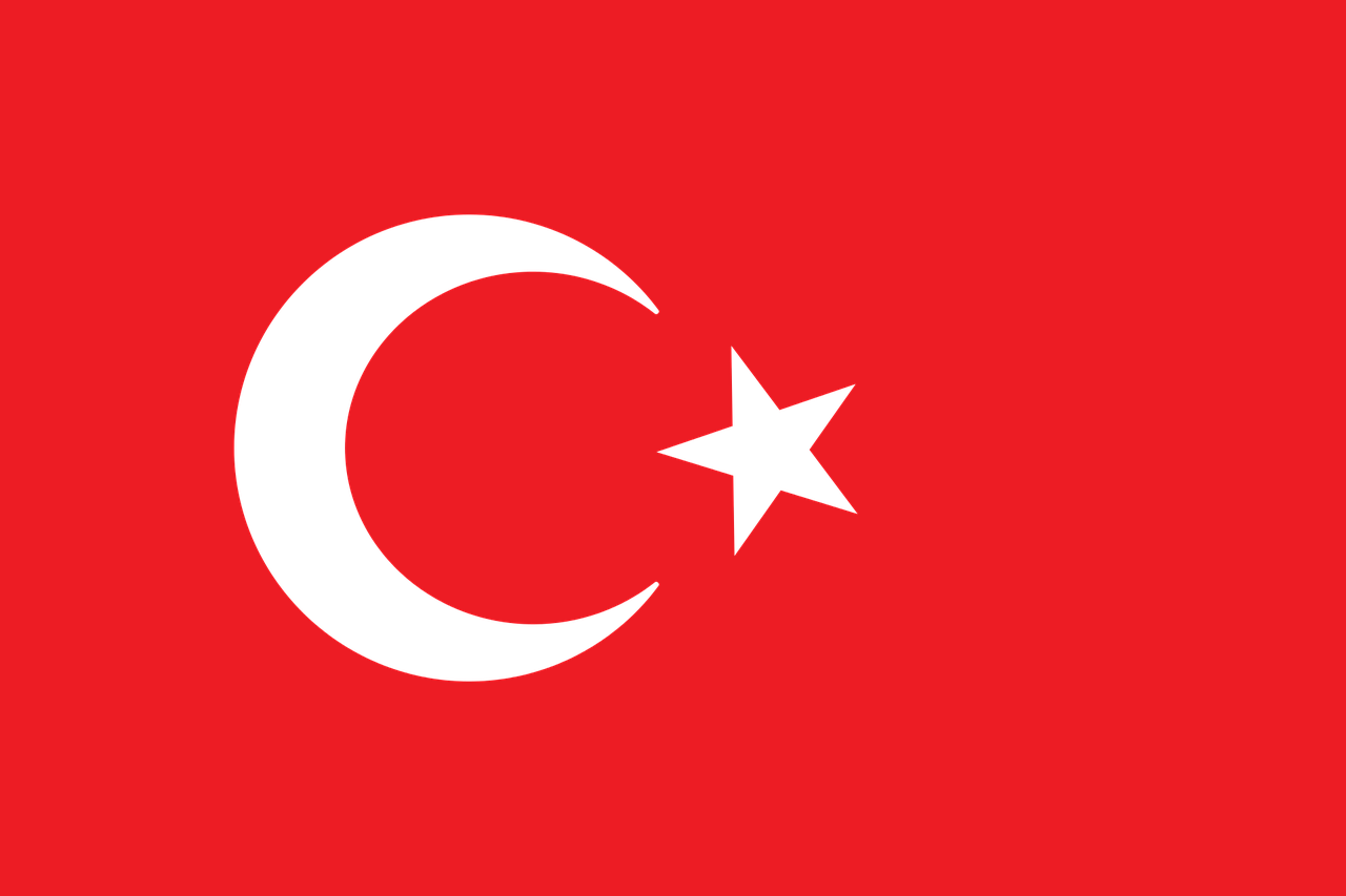 turkish flag flag turkey free photo