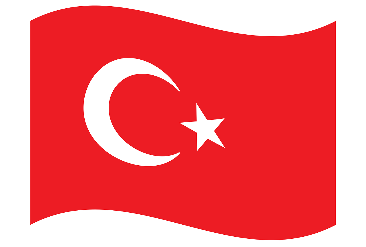 turkish flag flag turkey free photo