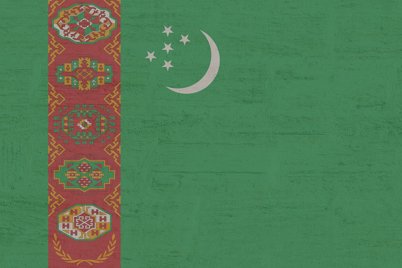 turkmenistan flag international free photo