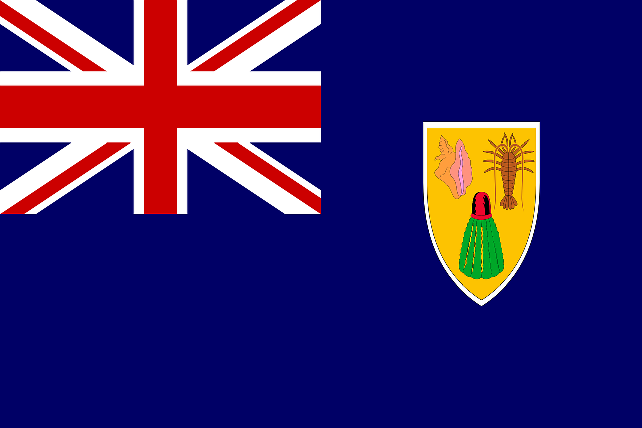 turks and caicos islands flag national flag free photo
