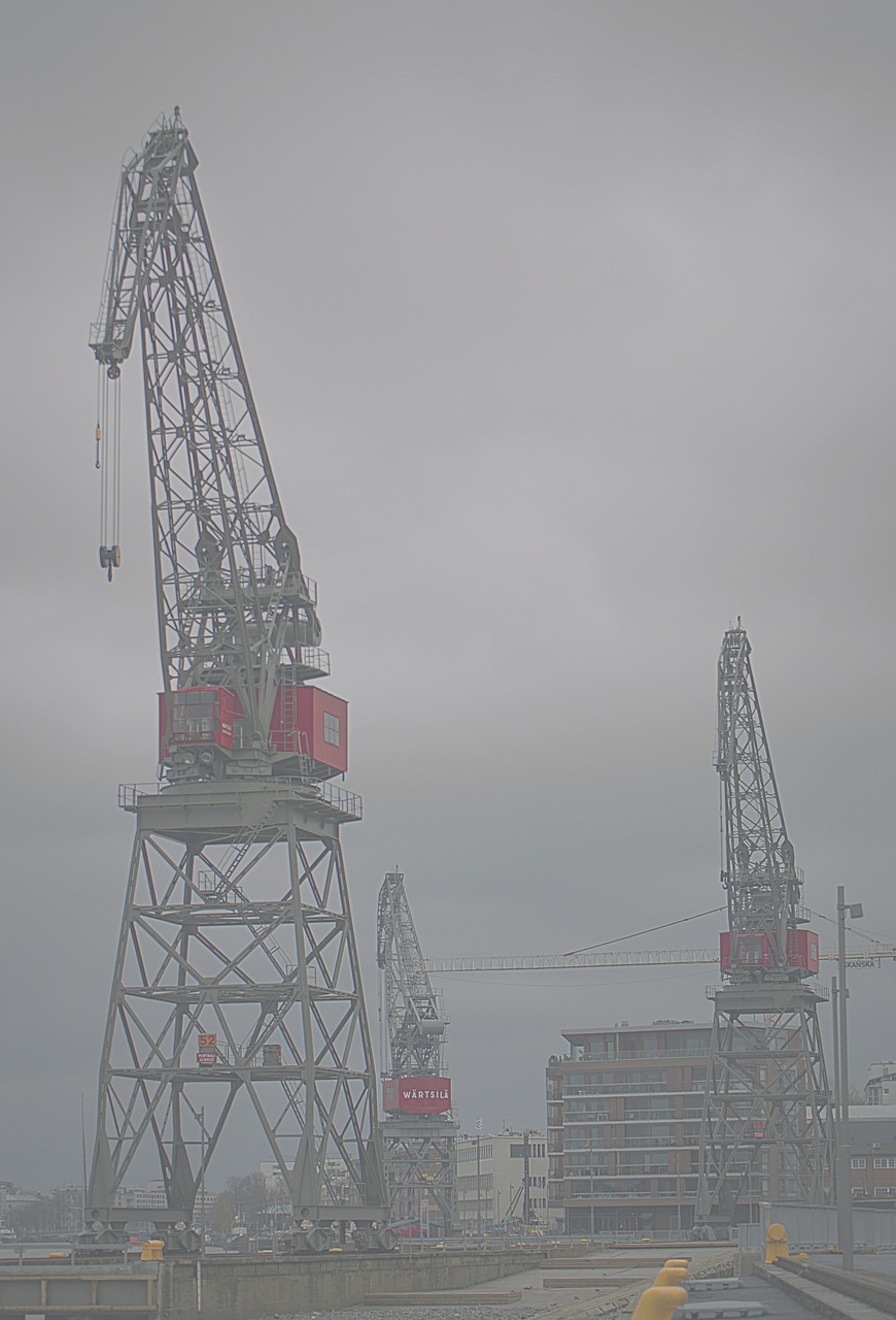 turku port crane free photo