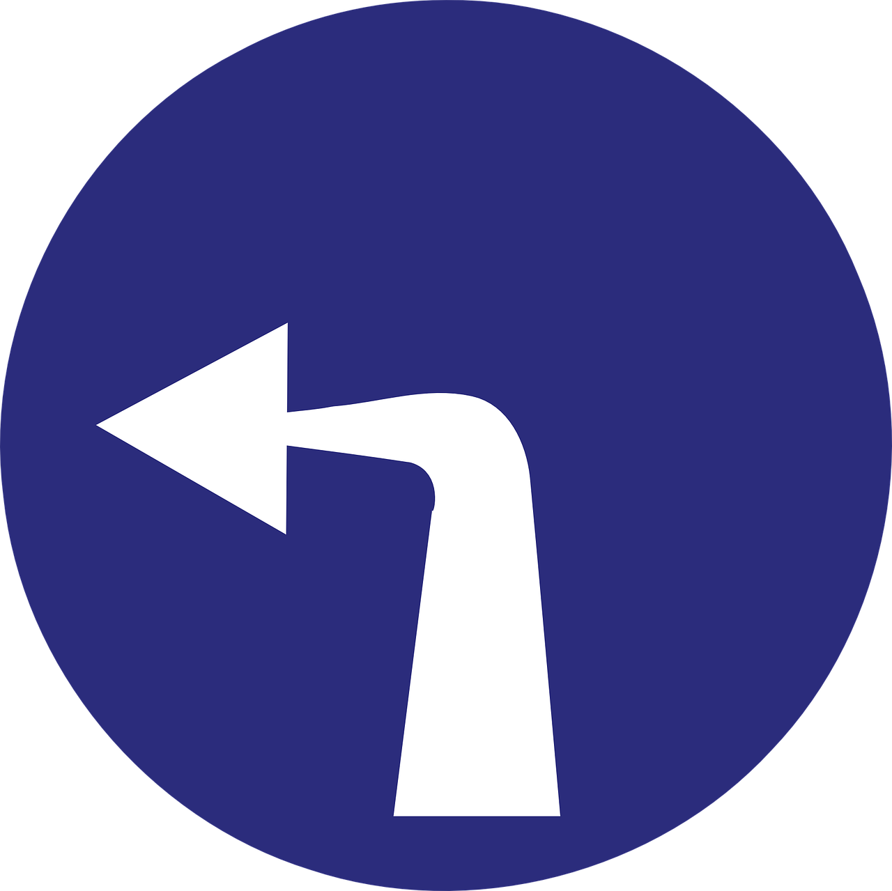 turn left arrow direction free photo