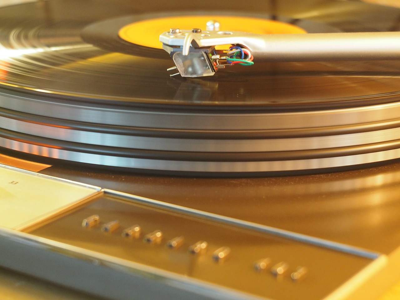 turntable vinyl analog free photo