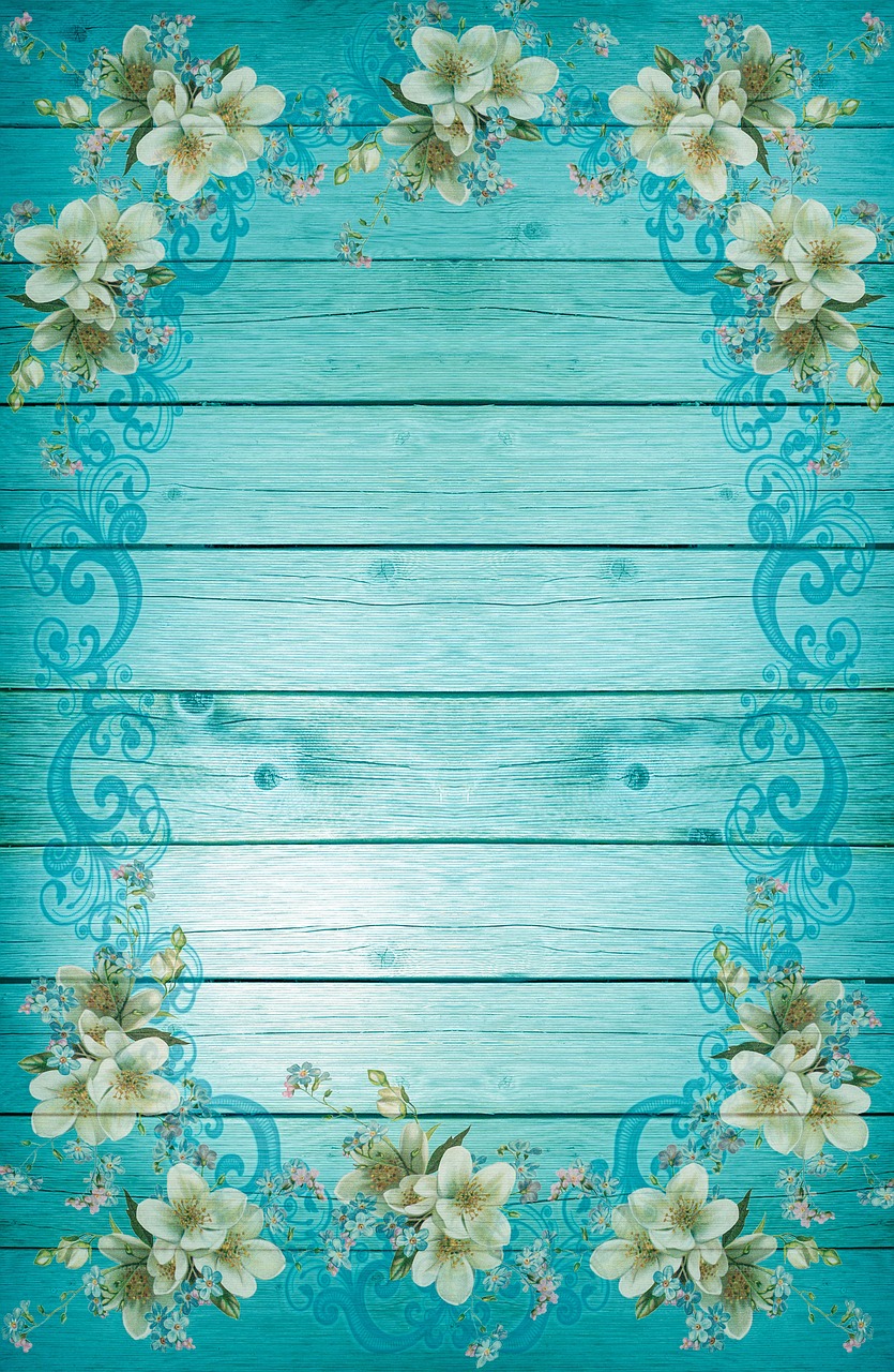 turquoise blue frame free photo