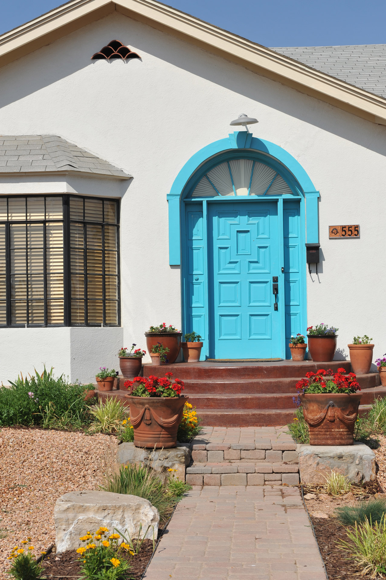 turquoise color door free photo