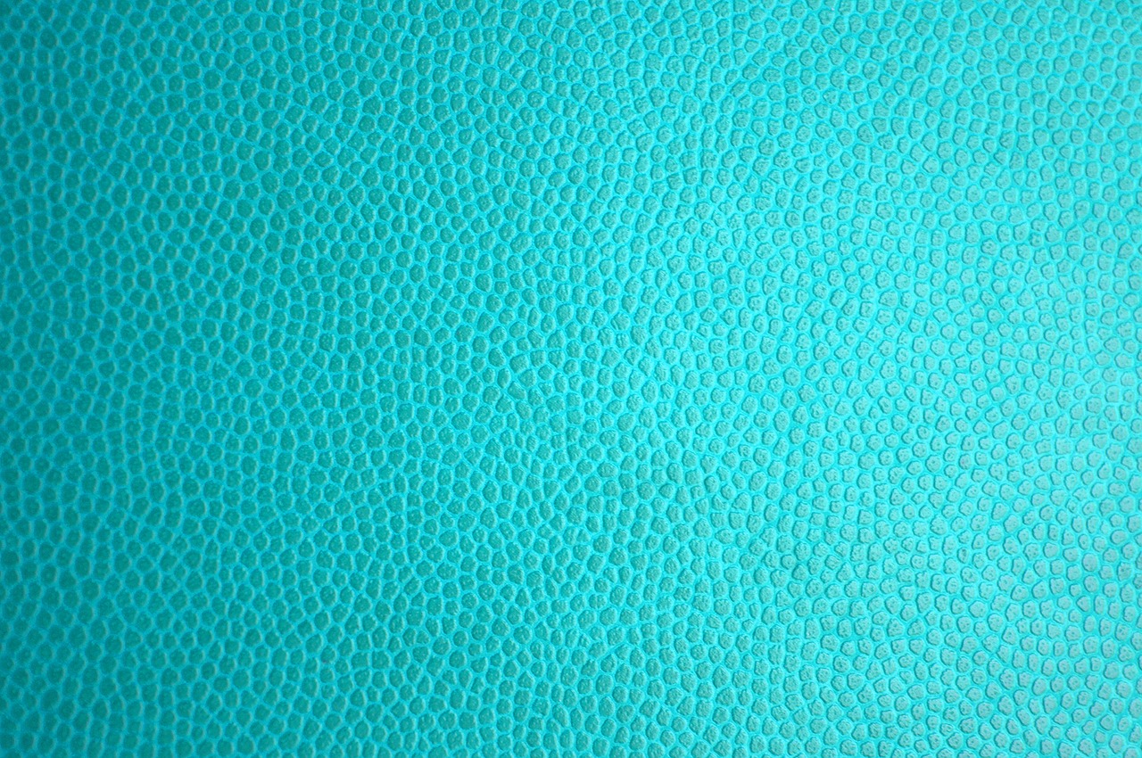 turquoise leather leather texture leather free photo