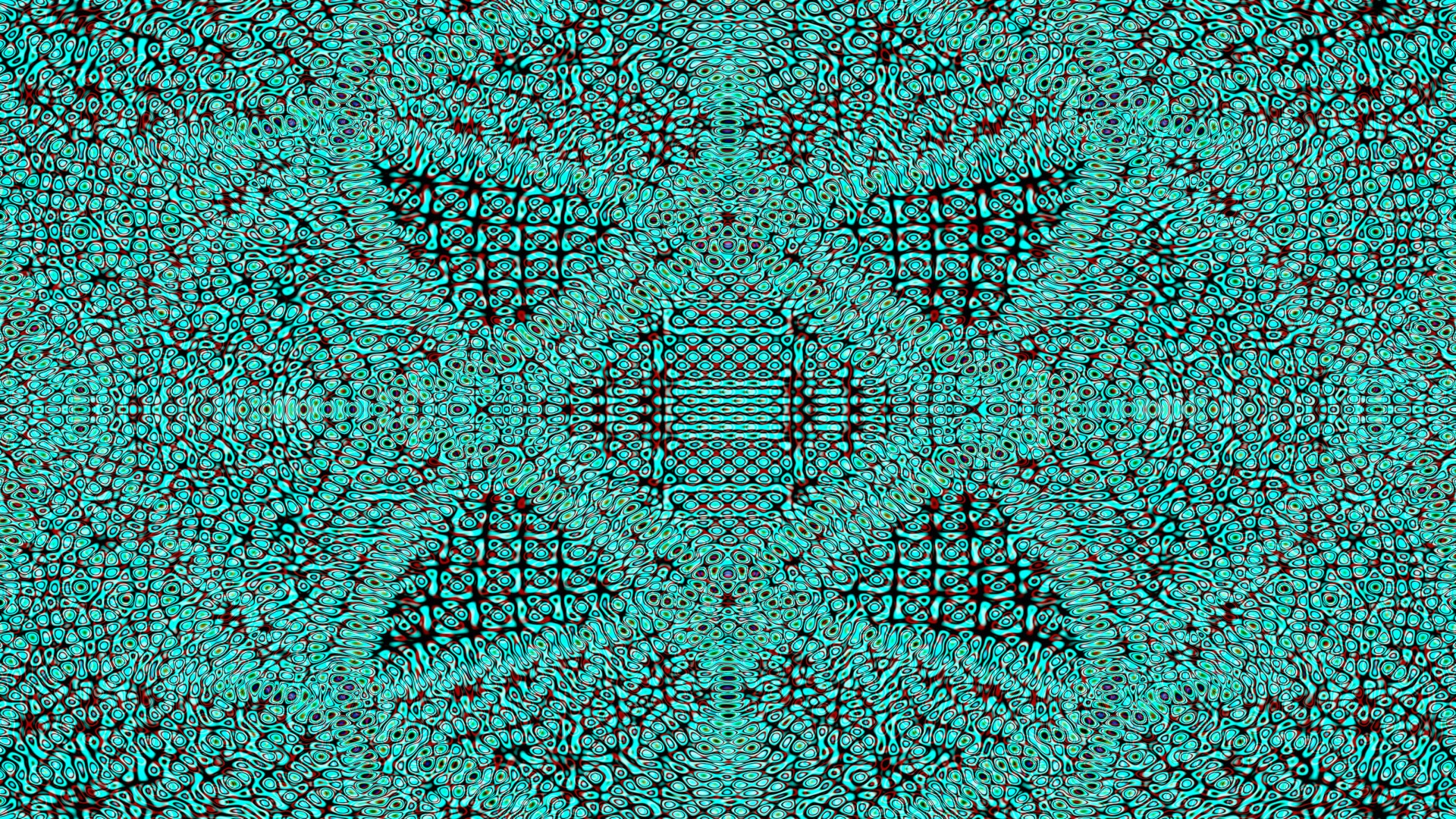 turquoise psychedelic web free photo