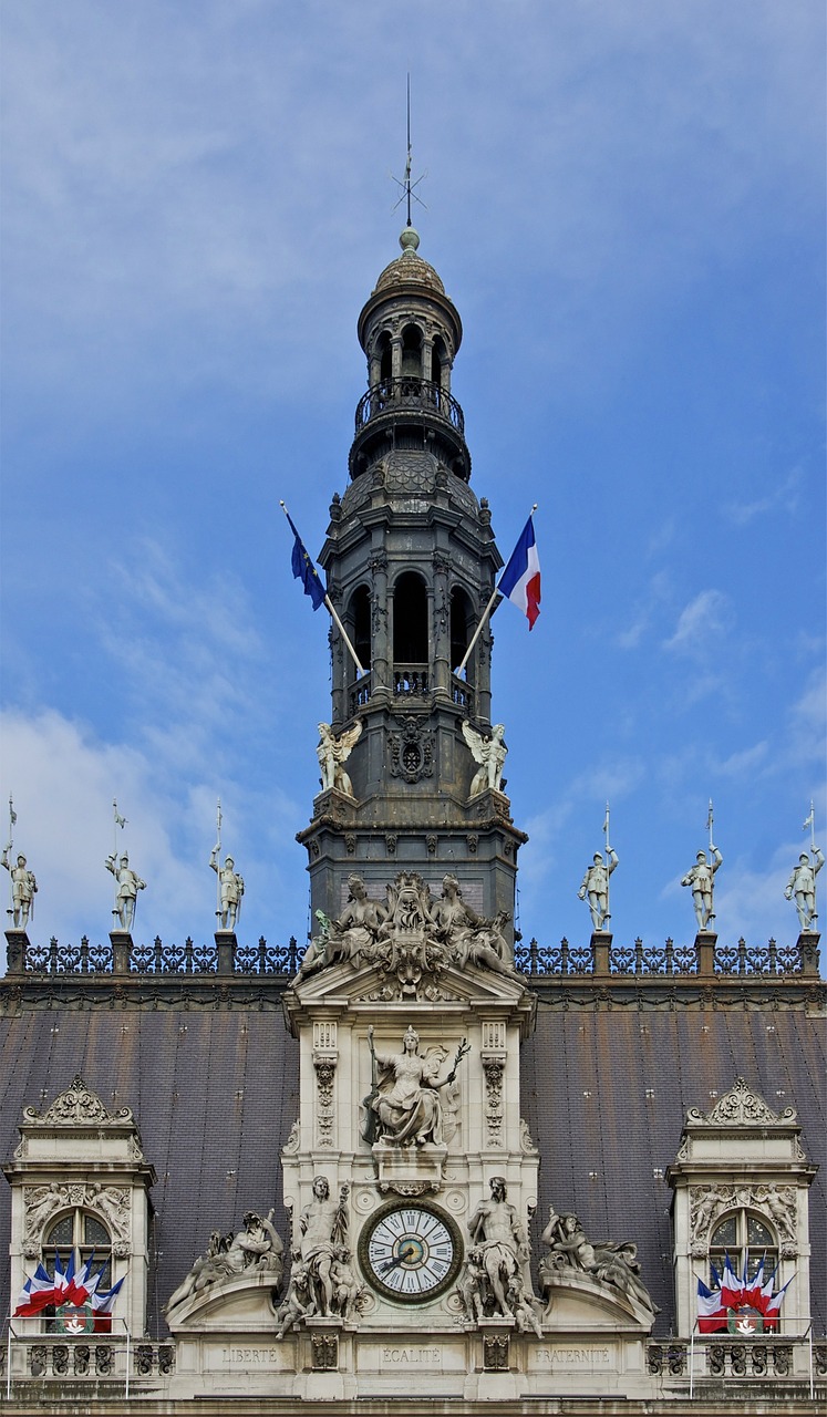 Turret,city hall,paris,tower,architecture - free image from needpix.com