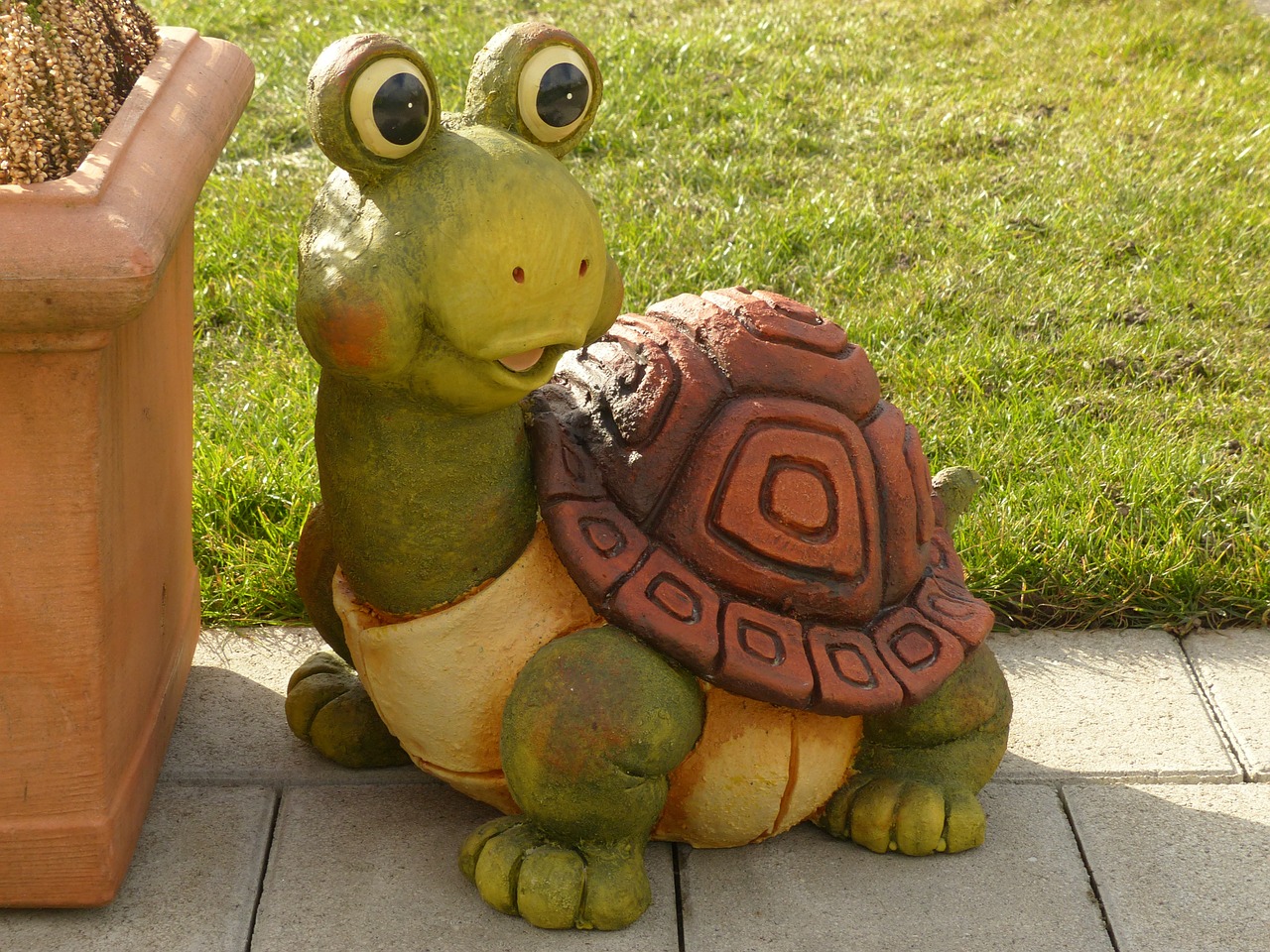 turtle figure clay figure free photo