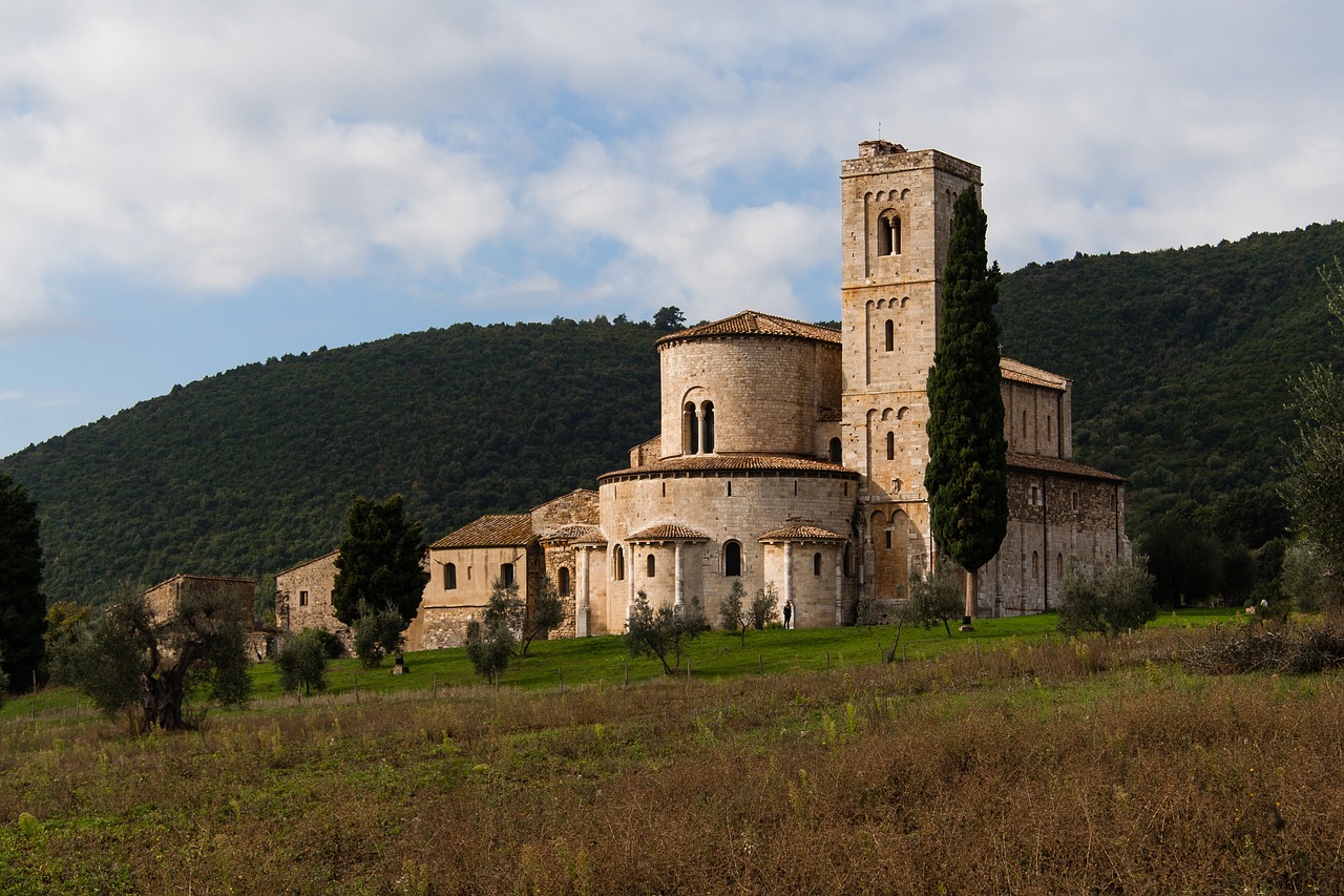 tuscany prato abbey free photo