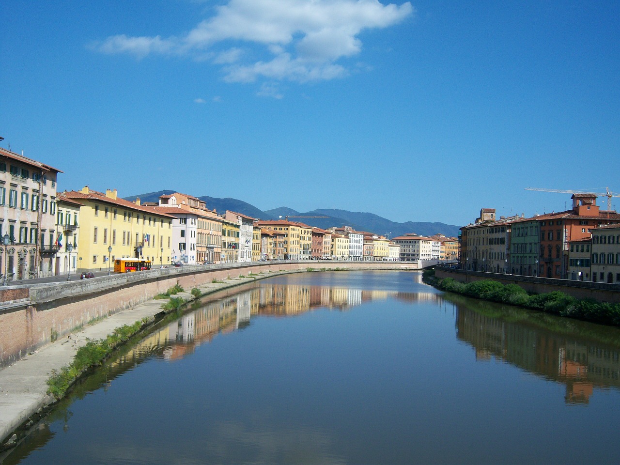 tuscany italy river free photo