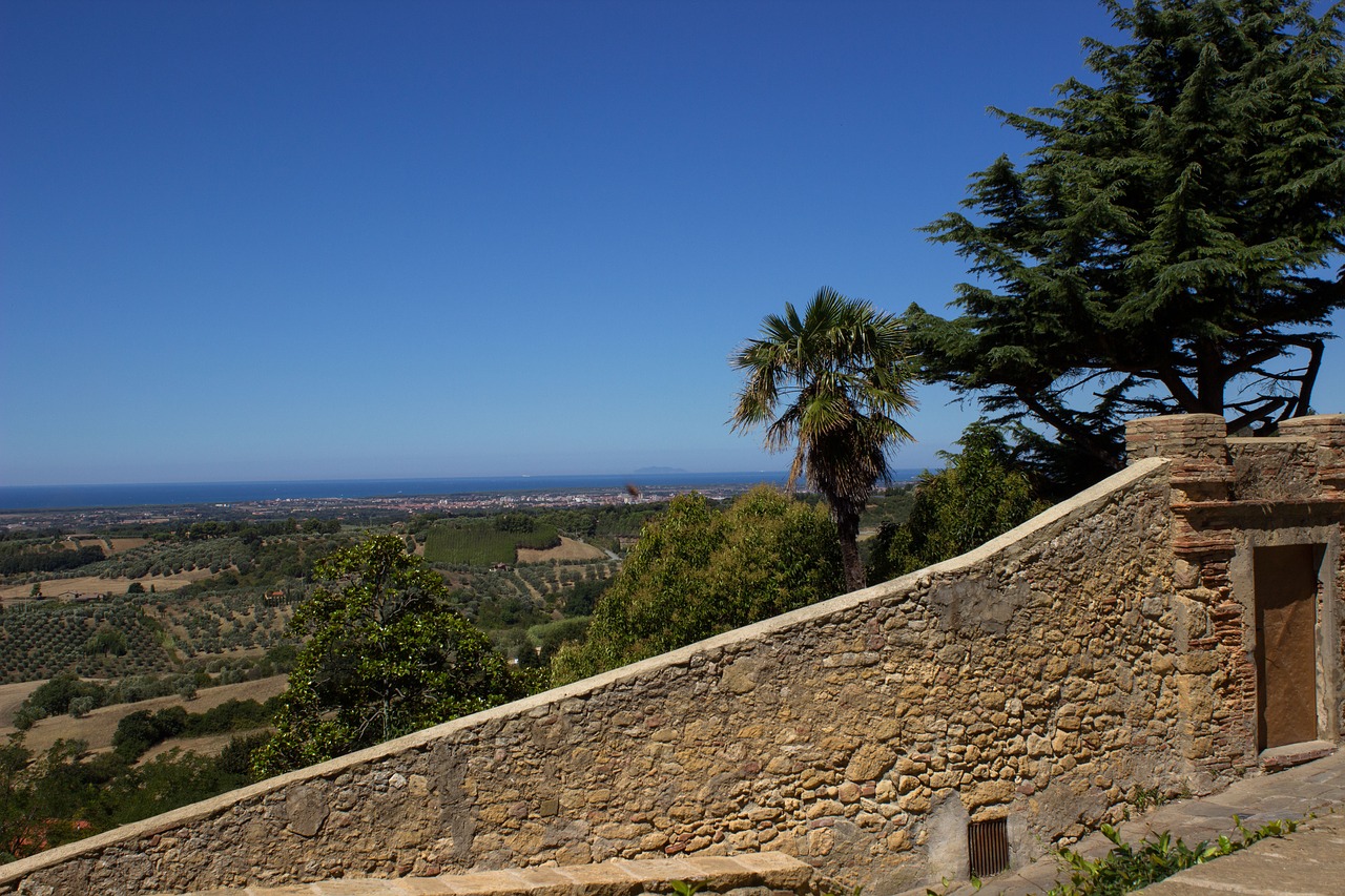 tuscany querceto sea view free photo