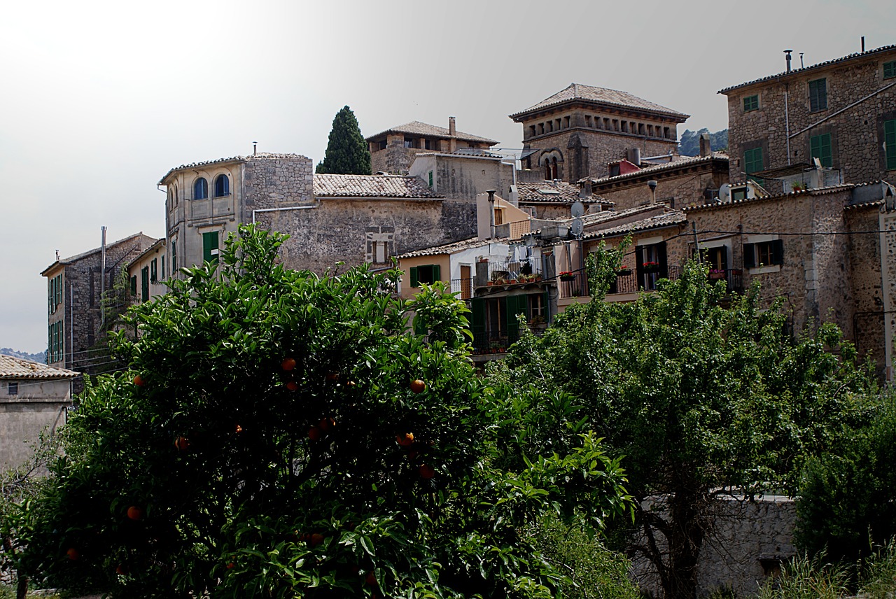 tuscany mediterranean village free photo