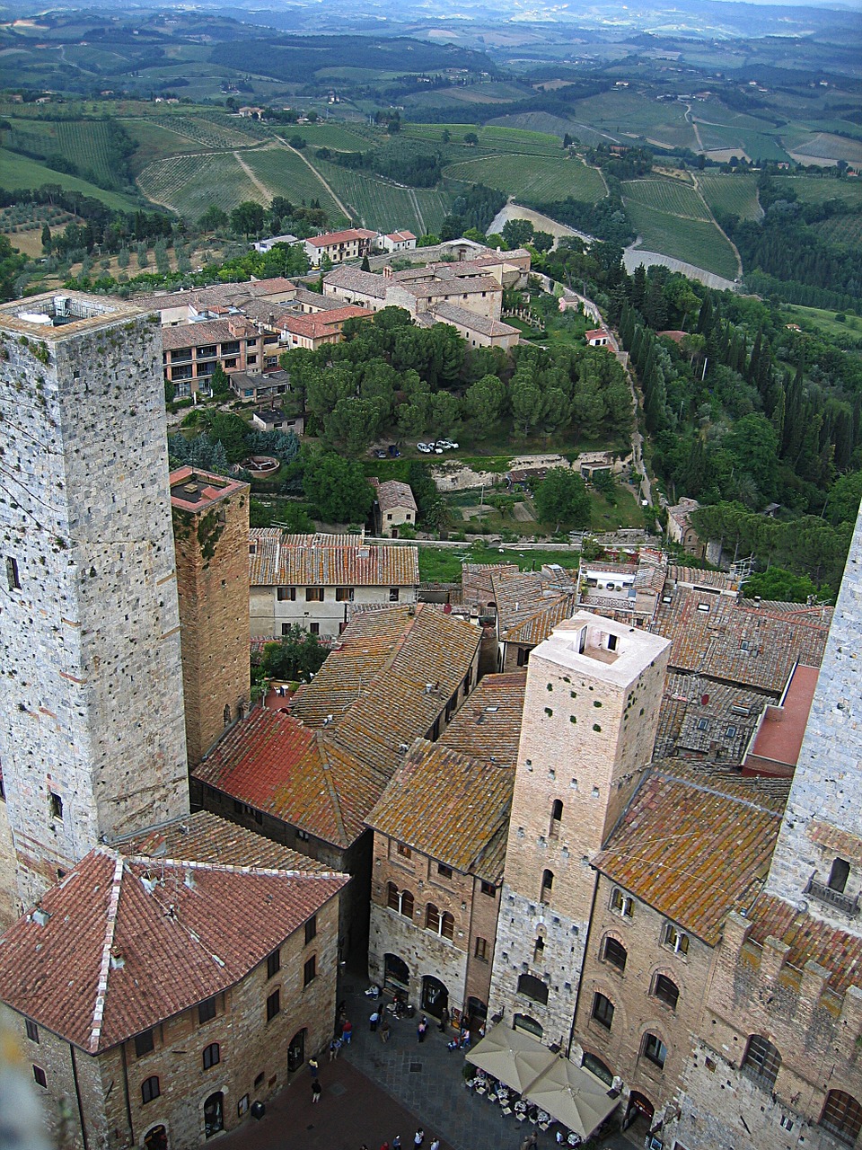 tuscany towers san gimignano free photo