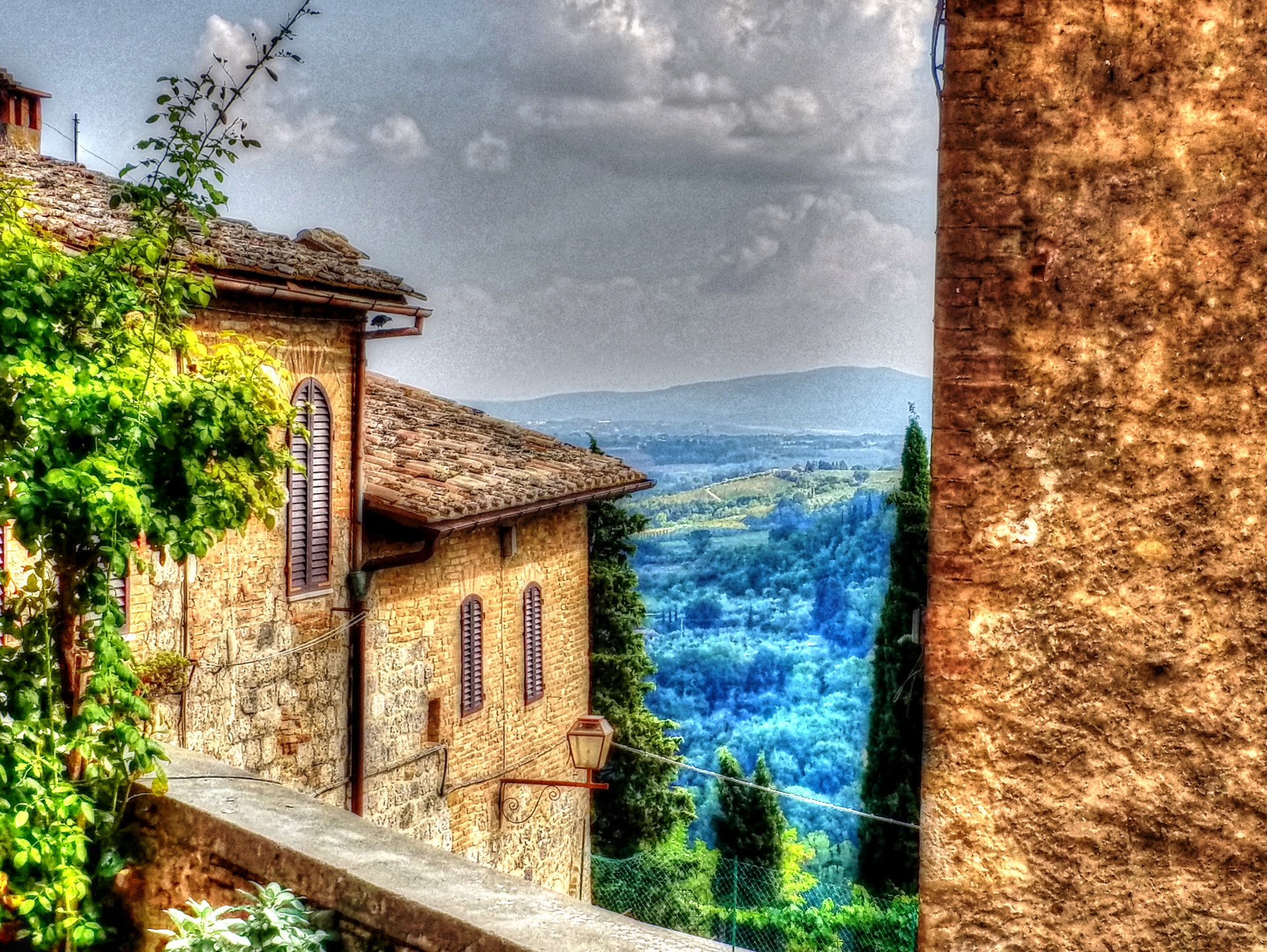 tuscany italy architecture free photo