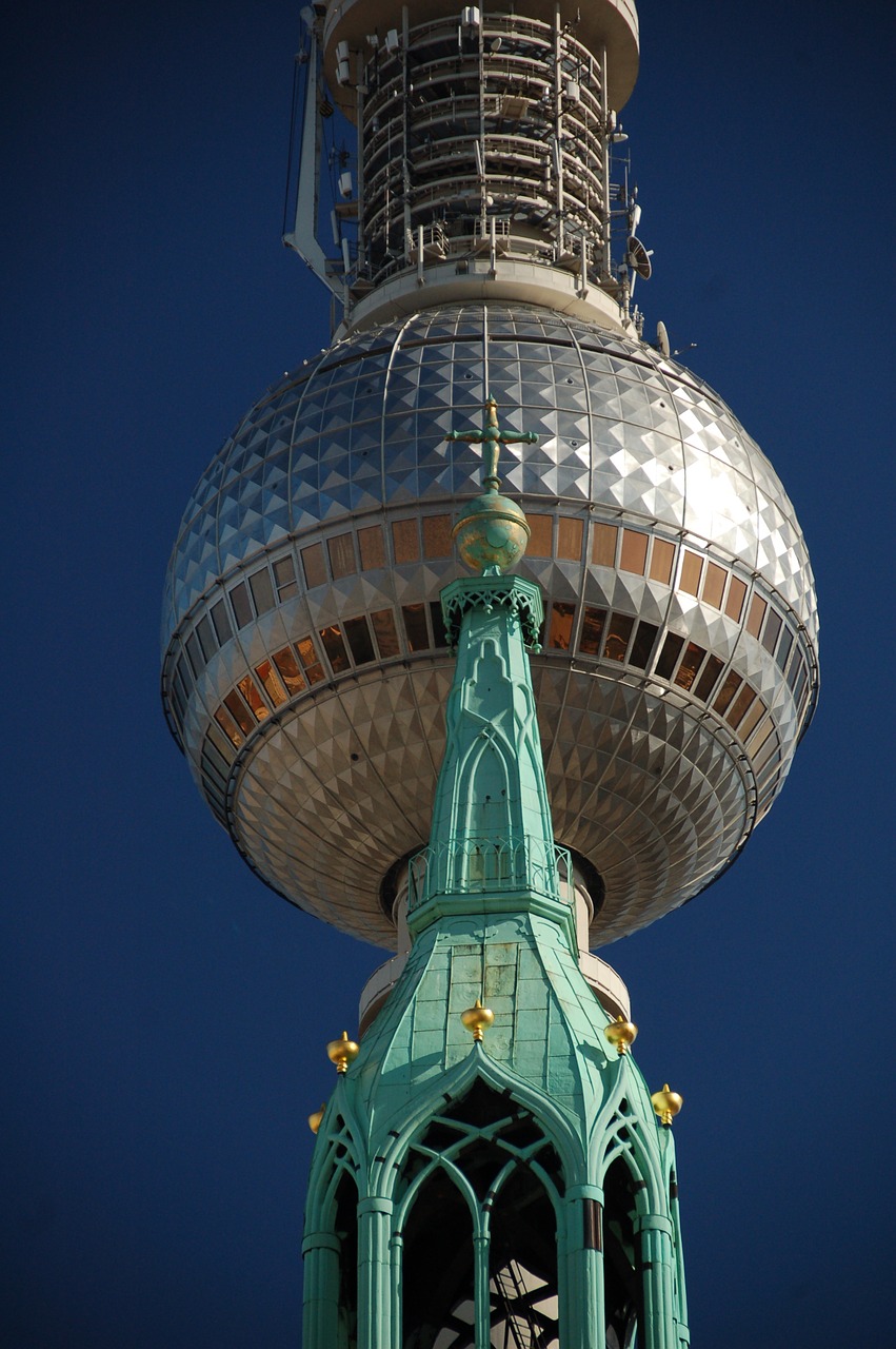 tv tower berlin alexanderplatz free photo
