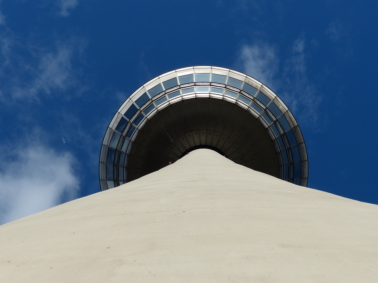 tv tower mannheim landscape free photo