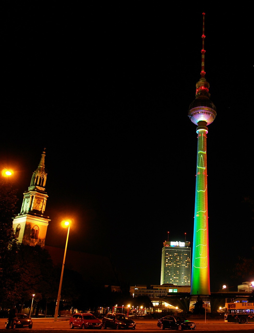 tv tower berlin city free photo