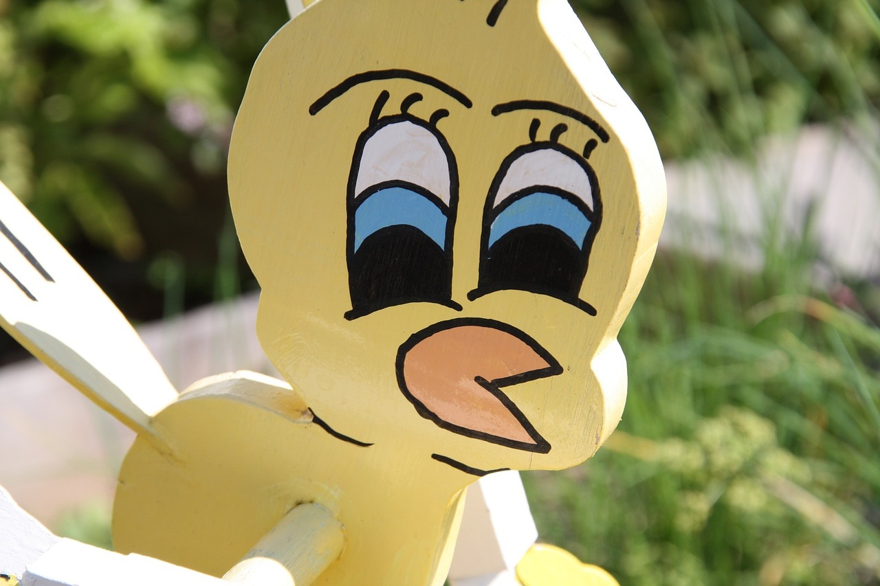 tweety bird wood free photo