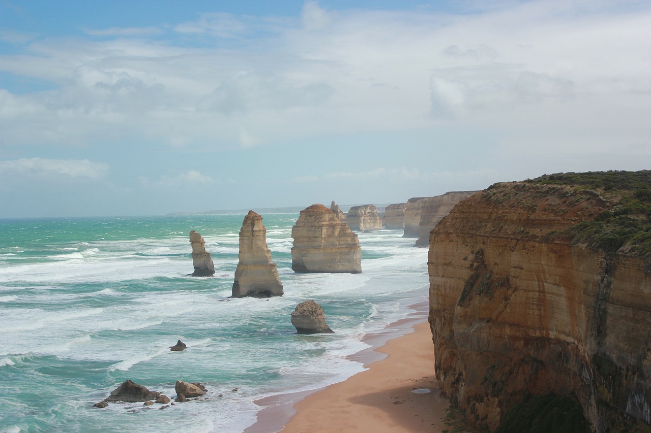 twelve apostles australia shore free photo