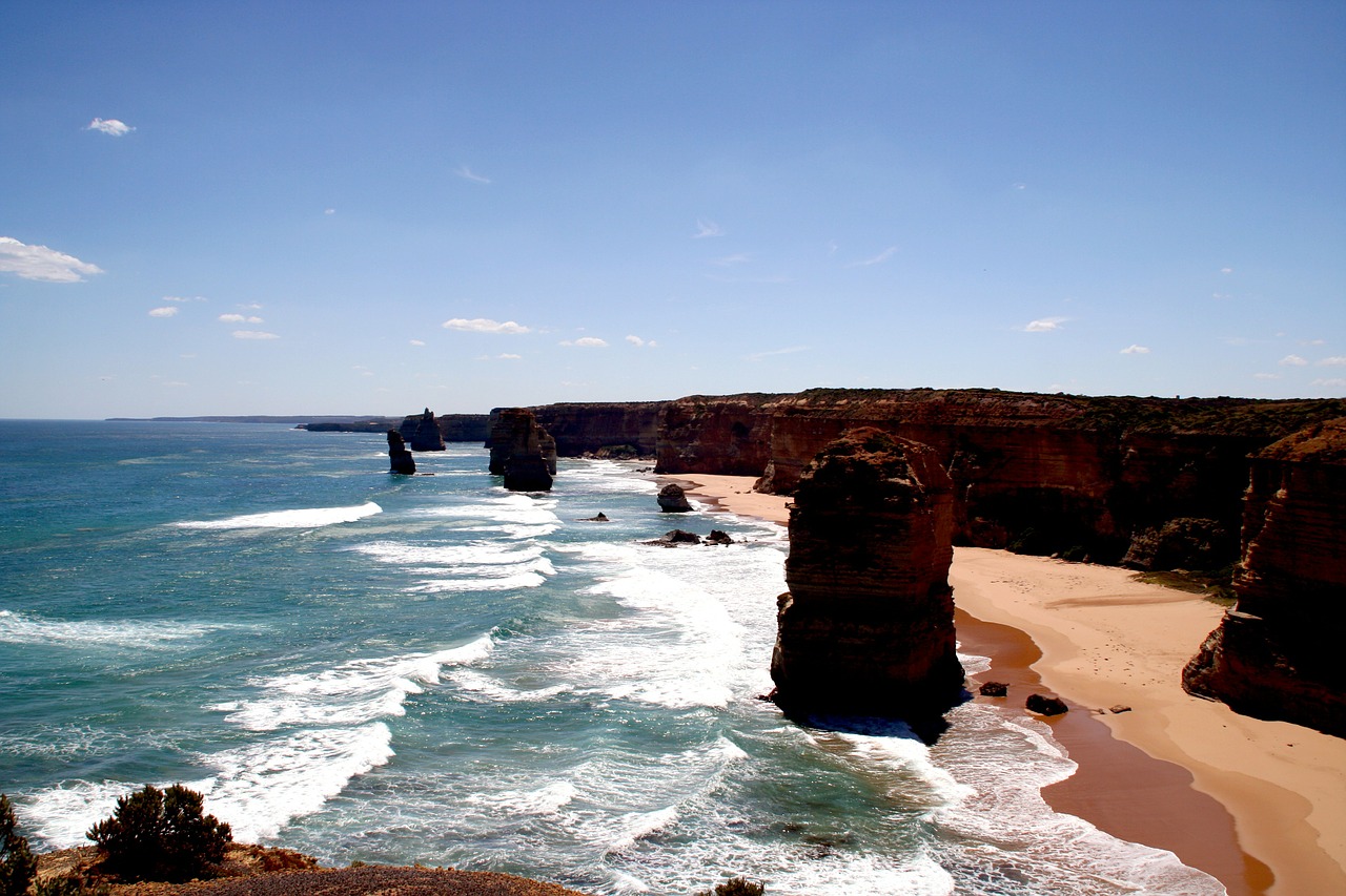 twelve apostles coast sea free photo