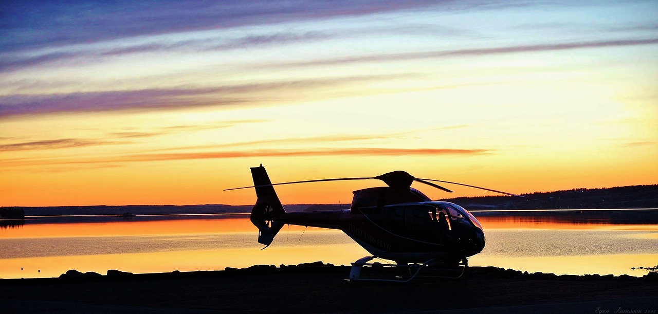 twilight helicopter himmel free photo