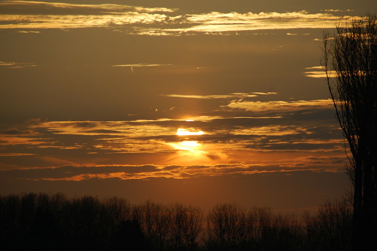 twilight evening sunset free photo