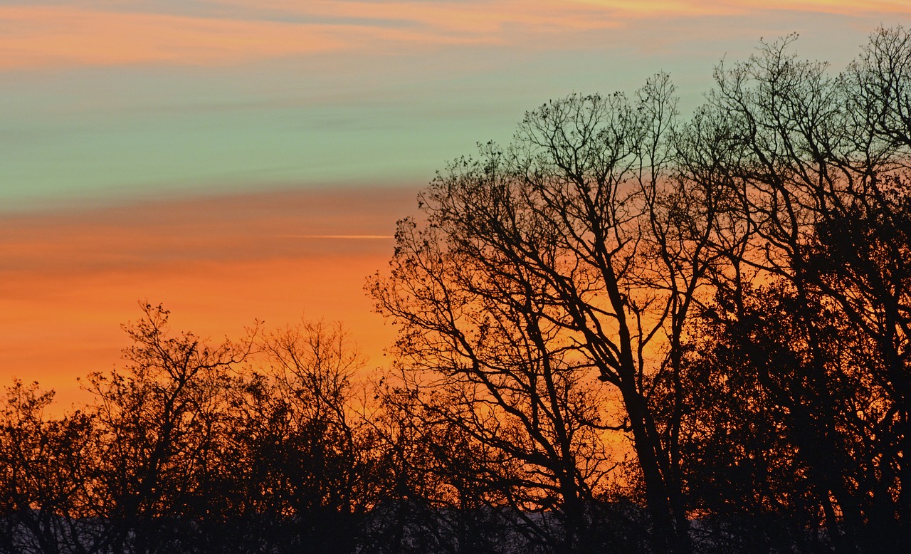 twilight sunset sky free photo