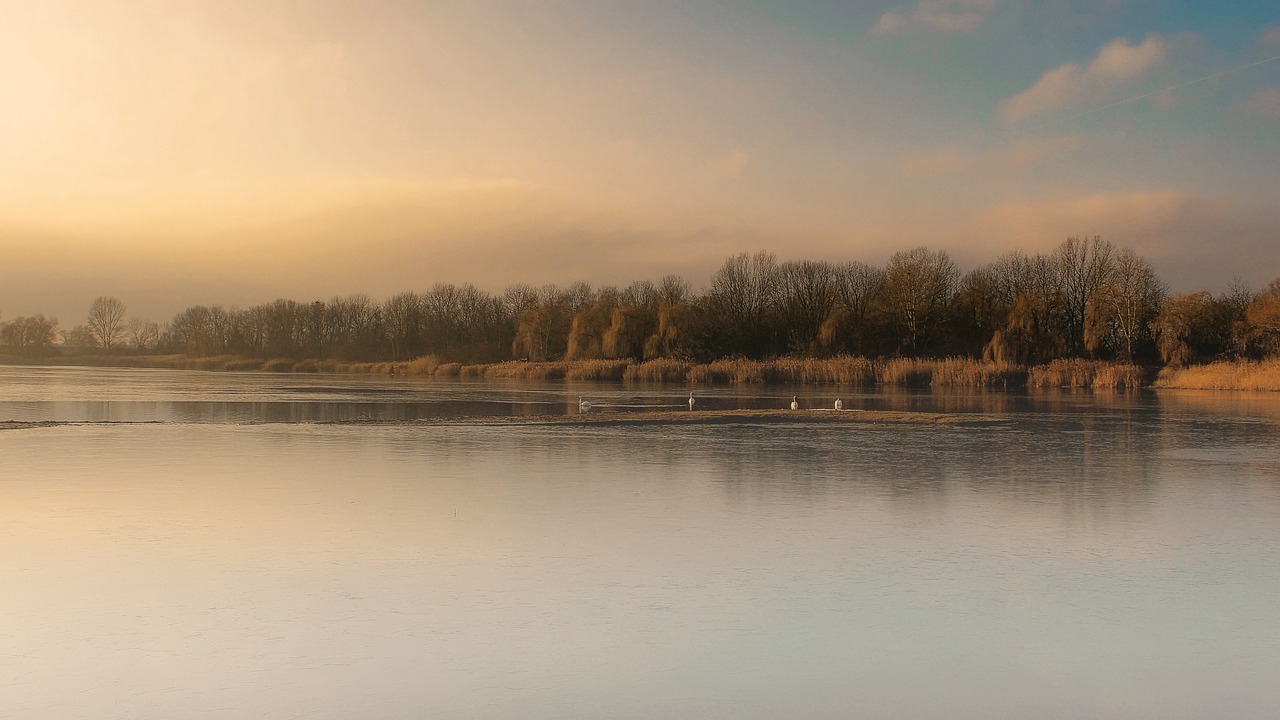 twilight sunset winter sunset free photo