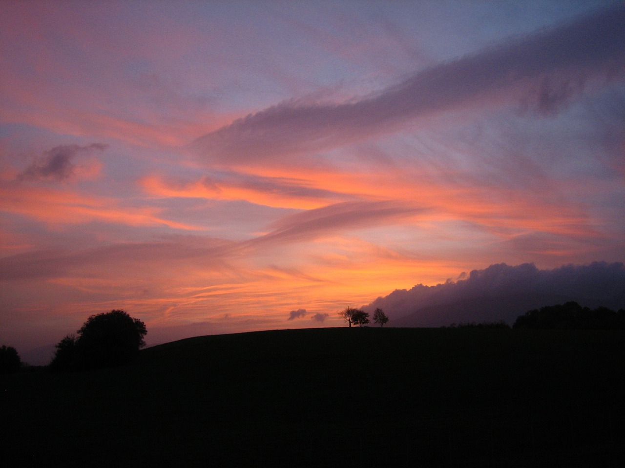 twilight landscape sky free photo