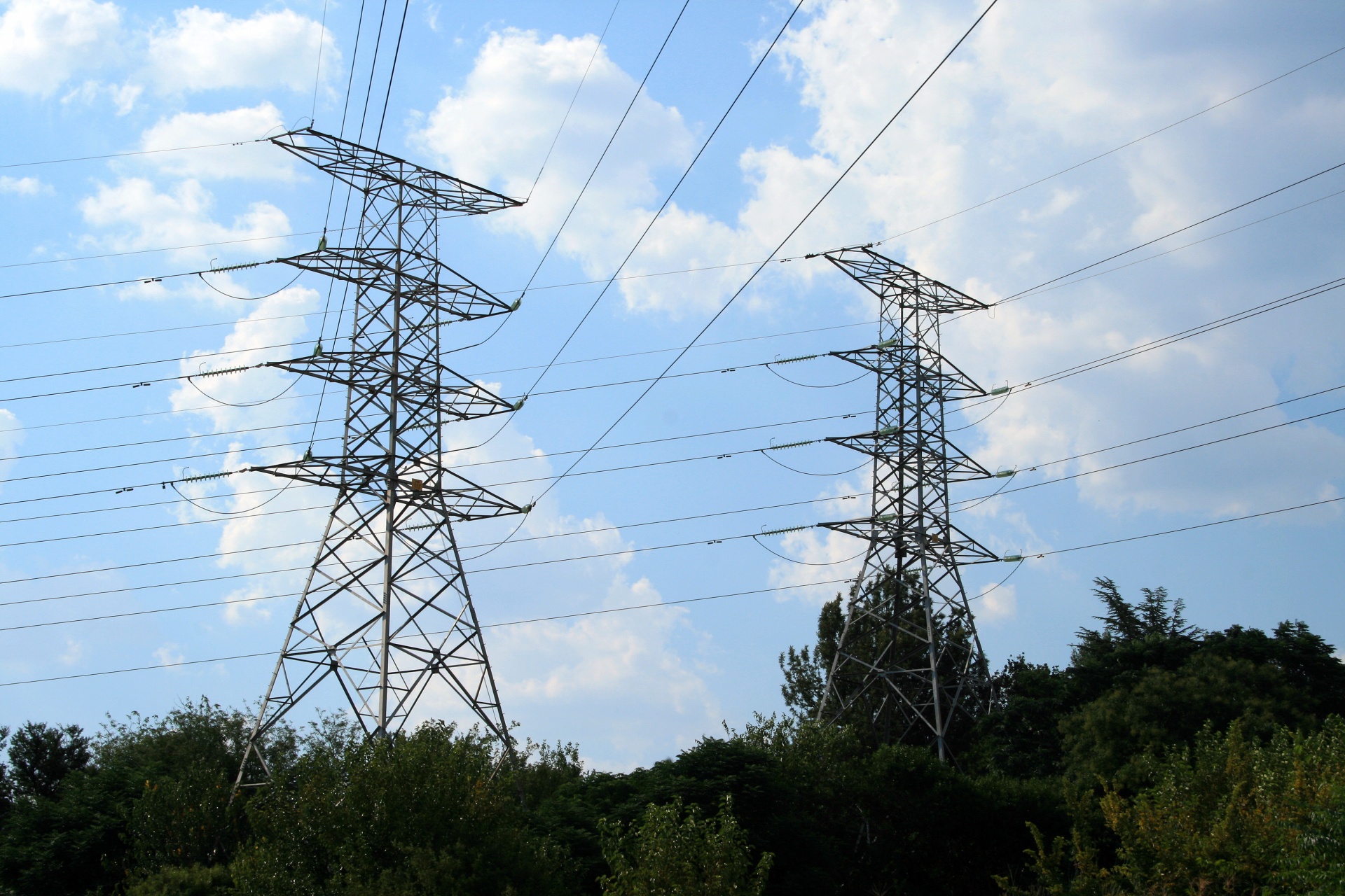 pylons towers electrical free photo