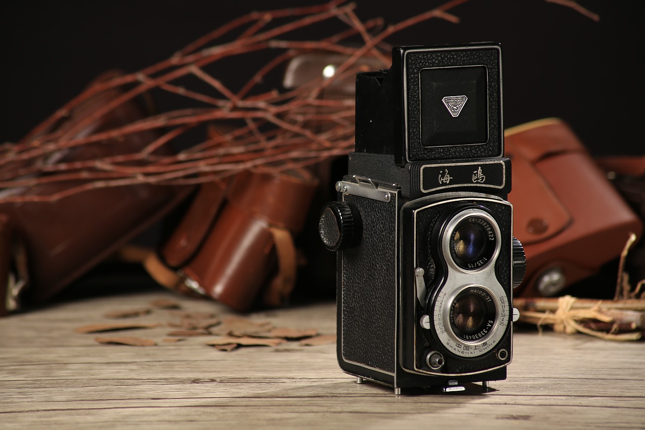 twin-lens reflex camera us department of imaging old camera free photo