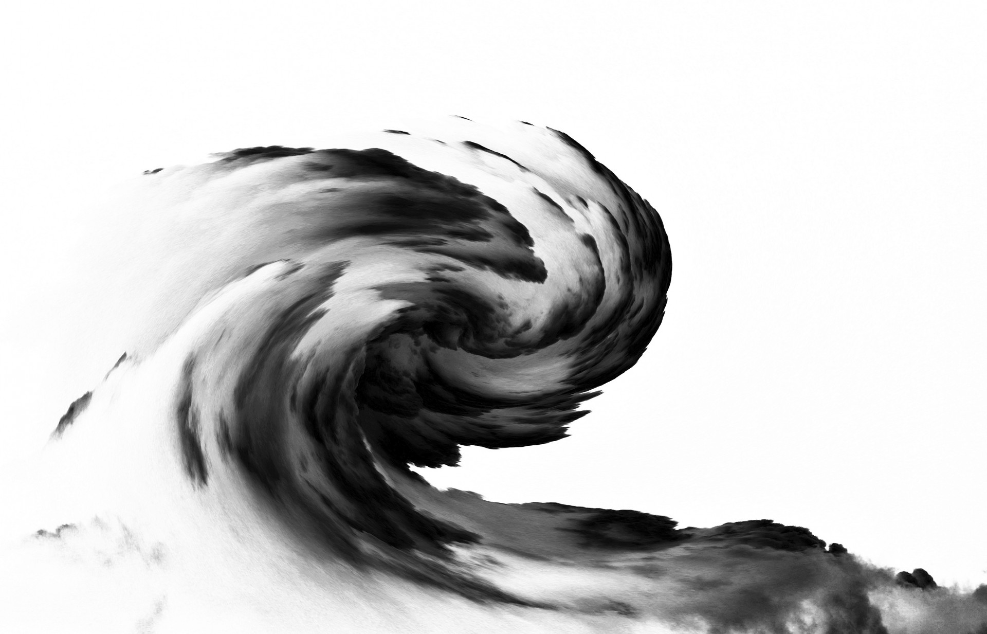 cloud twirl wave free photo