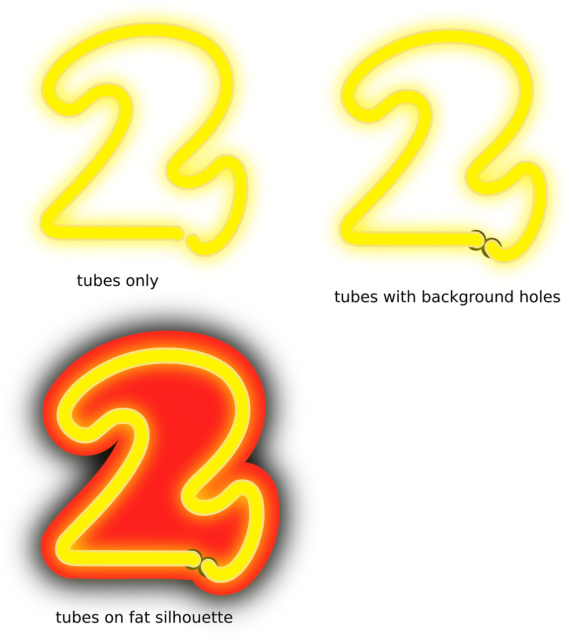 two 2 number free photo